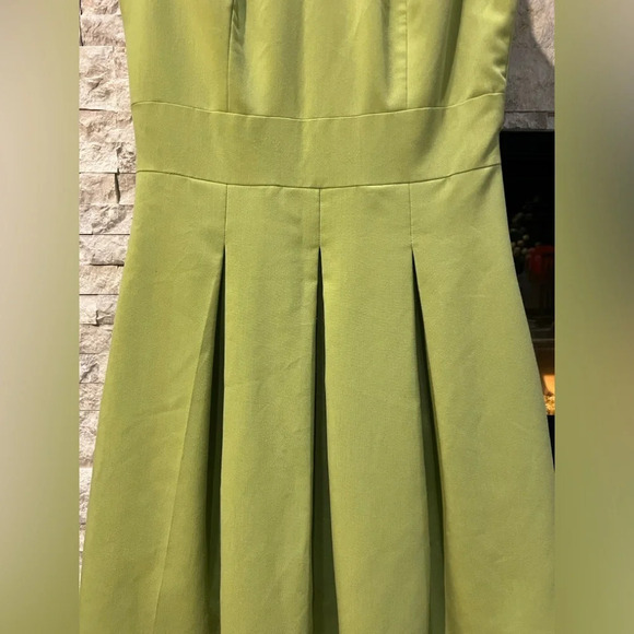 Sharagano size 4 A-Line light green dress - Picture 4 of 11